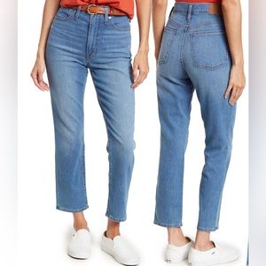Madewell Perfect Vintage Cropped Denim Jeans Women's Cartigan Wash Size 28